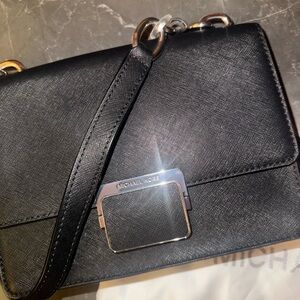 Black Leather Michael Kors Purse NWT